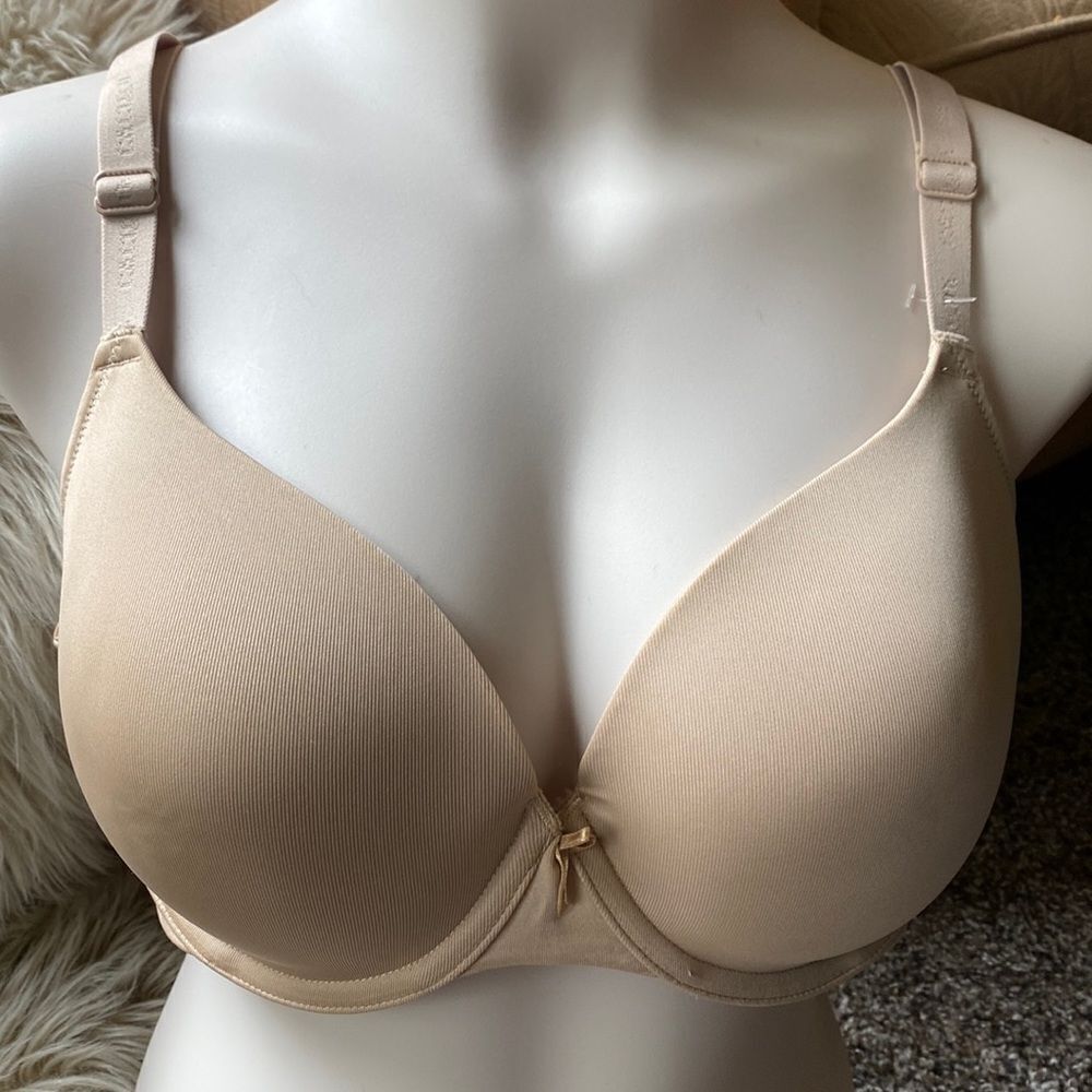 Lane Bryant Cacique Lightly Lined T-Shirt Bra Beige